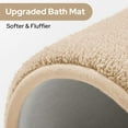 thumbnail image 6 of Memory Foam Bathroom Rug Mat 24x16, Luxury Extra Thick Ultra Soft and Absorbent Bath Mat, Machine Wash Dry, Non-Slip Bath Rug Carpet for Bathroom, Tub and Shower, Home Decor Accessories, 6 of 8