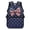 American Flag Bow, variant on Bass Fish Camo Kids Backpack for Ages 6-18 17 Inch Cute Cartoon School Bookbag Durable Large Capacity Elementary School Backpack for Back to School Travel Ideal Student Gift