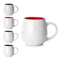 thumbnail image 1 of Grandes Tasses à Café de 20 Oz avec Poignées, Micro-Ondables, Ensemble de 4, Blanc, 1 of 7