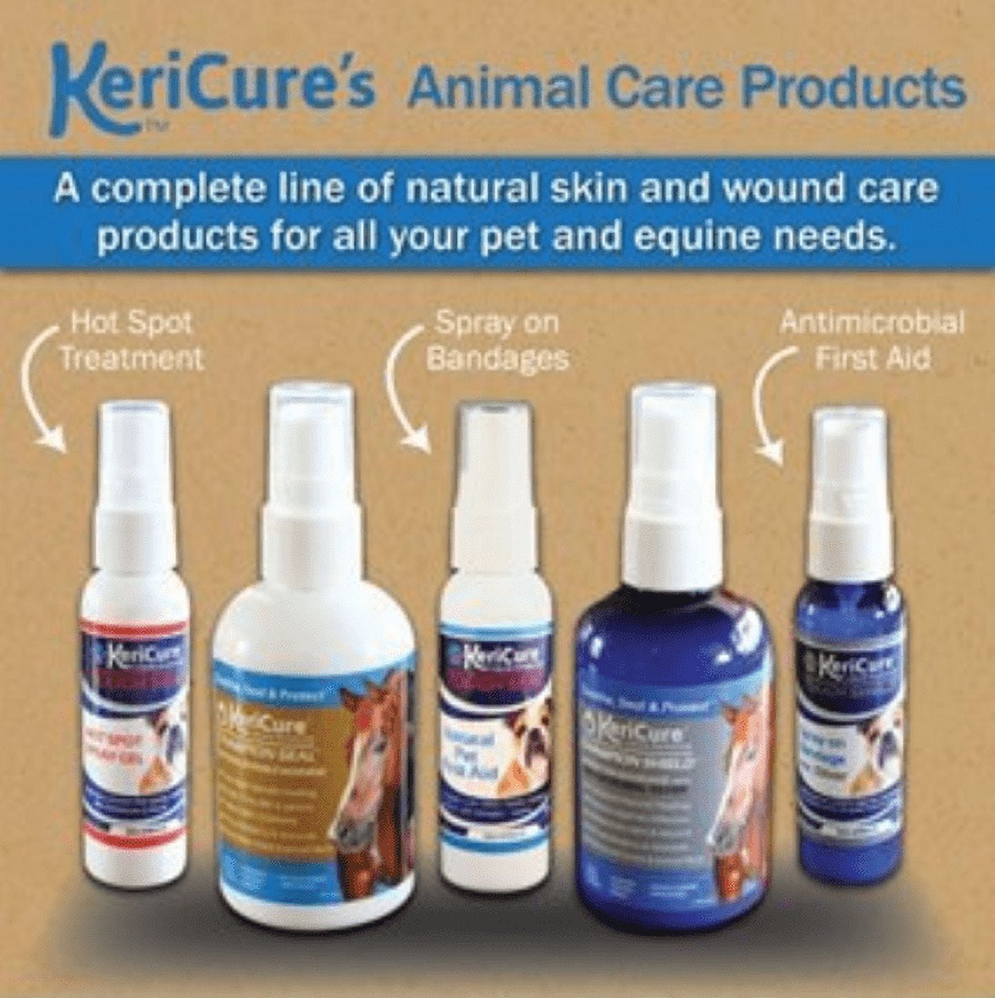 Buy KeriCure's Natural Seal Spray on Liquid Bandage, 1oz Spray Barrier,  Pack of 4, Made in The USA, Woman Owned Small Business Online at  desertcartINDIA