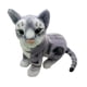 thumbnail image 1 of Juguete de peluche de gato, muñeco de peluche de gato con cara expresiva, juguete de peluche de gato de dibujos animados para gris, 1 of 9