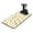 White-78, variant on Sweet Treats Dish Drying Mat, Ice Cream Dessert Summer Colorful Food Pattern Absorbent Kitchen Mat