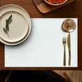 thumbnail image 4 of Fashionable Linen Placemats Set Of 4, 18x12 Inch Polyester Dining Table Mats, Heat-Resistant, Waterproof, Non-Slip, Easy-Clean Table Linens for Home, Outdoor, Restaurant & Party, 4 of 5