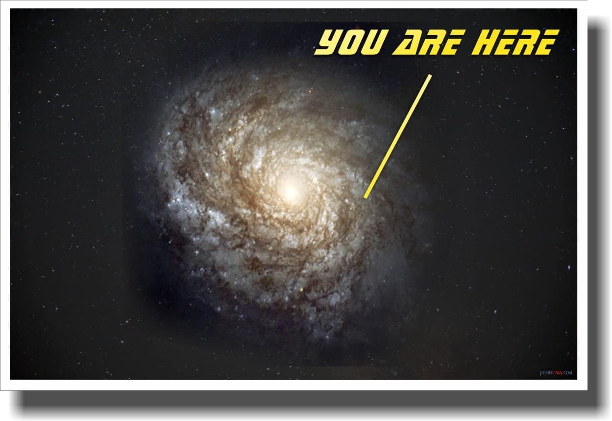 You Are Here Galaxy NEW Classroom Science Poster