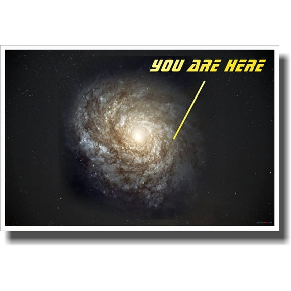 You Are Here - Galaxy - NEW Classroom Science Poster
