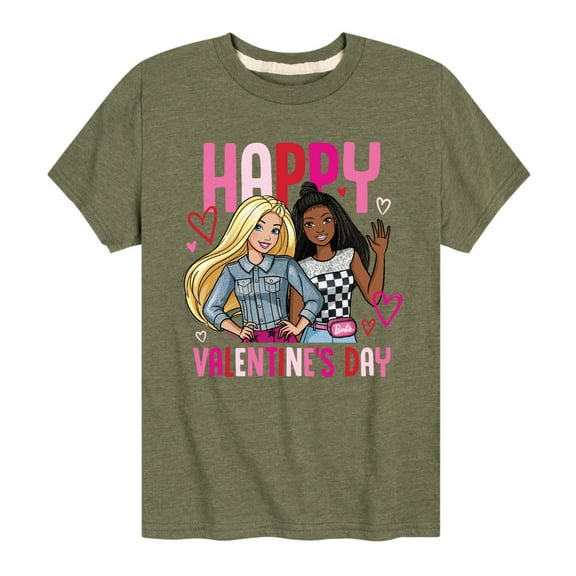 Barbie - Happy Valentine's Day - Toddler And Youth Short Sleeve Graphic T-Shirt