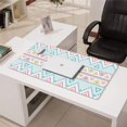 thumbnail image 3 of Long Mouse Pads for Desk,Pastel Geometric Pattern Desk Mats on Top Of Desks, Desk Mouse Pad Extra Large with 3mm Non-Slip Base and Stitched Edge for Gaming,Office,Work,Home 31.5"x15.7", 3 of 6