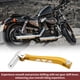 thumbnail image 5 of Palanca de cambio de motocicleta plegable para Kayo T4, palanca de aleación de aluminio, brazo de cambio dorado, cabeza plateada, 5 of 6