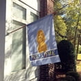 thumbnail image 2 of Poodle Tan Welcome Flag Canvas House Size, 2 of 4