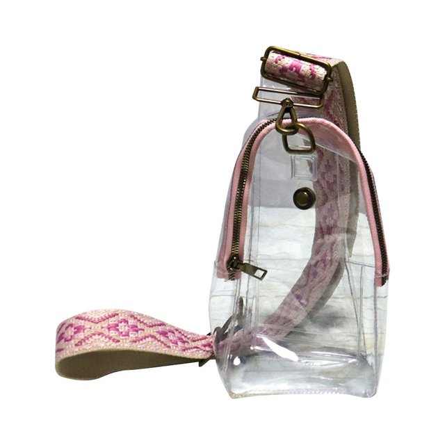 LILELIS Sac Banane Transparent pour Femme, Mode, Léopard Jacquard, Bandoulière, Sac Croisé, Sac de Poitrine Rétro