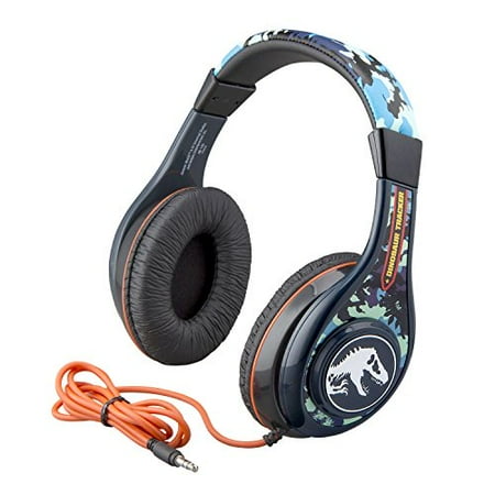 eKids - Jurassic World Wired Over-the-Ear Headphones - Black