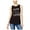 Black - black, variant on Carbon Copy Womens Now Is The New Later Tank Top, Black, Large