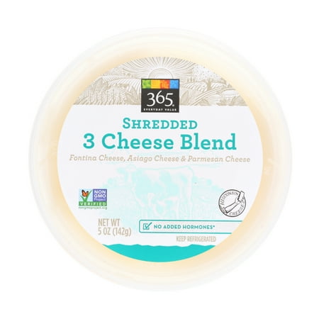 Pack of 3 - Shredded Fontina Cheese, Asiago Cheese & Parmesan Cheese 3 Cheese Blend, 5 (Best Way To Shred Cheese)