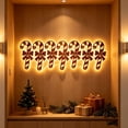 thumbnail image 4 of Sulaicai 3D Light‑Up Wooden Candy Cane Christmas Wall Decor (7 Pack), Handmade Real Wood LED Christmas Wall Decor for Living Room, Bedroom, Fireplace, 4 of 6