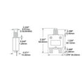 thumbnail image 2 of Blue Sea Push Button Reset Only Screw Terminal Circuit Breaker - 7 Amps [2131], 2 of 2