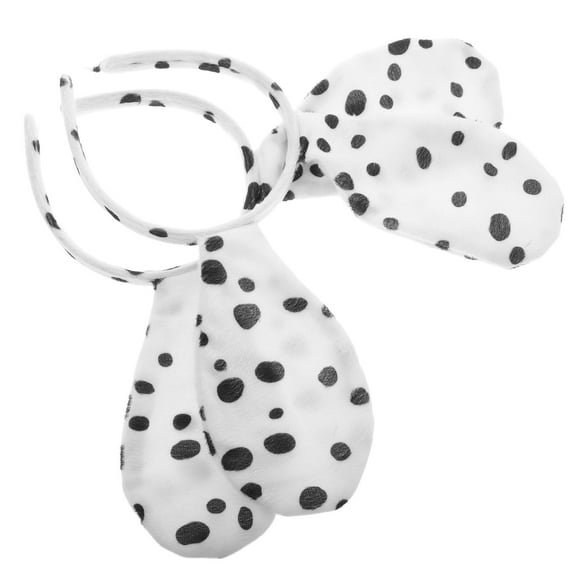 WHAMVOX 2pcs Dog Party Cosplay Prop Spotted Puppy Ear Hairband Animal Ears Headband for Costume Makeup Animal Cosplay Accessories