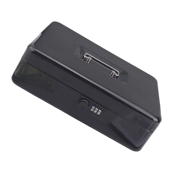 Multipurpose Steel Safety Deposit Box 6 Digit Electronic Lock Design Cash Container for Office Home Use