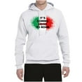 thumbnail image 2 of Wild Bobby, Italian Soccer Its Coming to Rome, Sports, Unisex Graphic Hoodie Sweatshirt, White, Large, 2 of 4