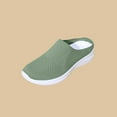 thumbnail image 6 of Avrnliq Womens Green Slip On Sneakers, Breathable Mesh Walking Shoes, Comfortable Athletic Mules, Lightweight Casual Shoes for Women,Size 40, 6 of 6