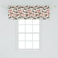 thumbnail image 2 of Ambesonne Horses Window Valance, Abstract Floral Stallion, 54" X 18", Multicolor, 2 of 3