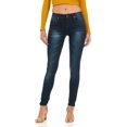 thumbnail image 1 of Cover Girl Jeans juniors plus size Perfect Mid Rise Comfy Skinny Jeans khaki black or blue, 1 of 6