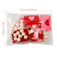 thumbnail image 4 of 1 PC 61.4 Inch Valentine's Day Felt Banner Garland, Red Pink Heart Wood Bead Decoration for Fireplace Mantel, Shelf, Wall, Wedding & Farmhouse Tiered Tray Decor, 4 of 7