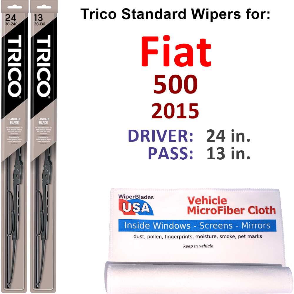 2015 Fiat 500 Wiper Blades (Set of 2)