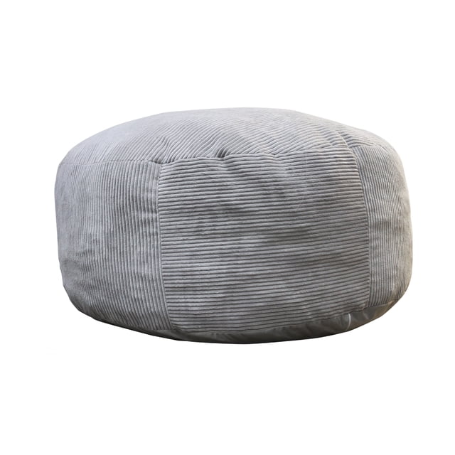Puff Luna Puffland circular auxiliar como asiento decorativo redondo, suave y cómodo