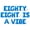 Blue, variant on Letter Balloons - EIGHTY EIGHT IS A VIBE 16" Inch Alphabet Letters Foil Mylar Balloon 88th Birthday Party Banner (Gold)
