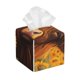 thumbnail image 1 of Balery Countryside Sunflower Cow Porta Pañuelos de Cuero con Estampado – Funda Moderna Cuadrada para Caja de Pañuelos, Dispensador 5x5x5'', 1 of 7