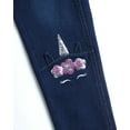 thumbnail image 5 of dELiA*s Girls’ Super Stretch Denim Jegging Jeans with Critter Embroidery (2 Pack), 5 of 6