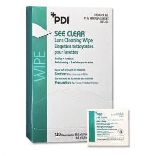 WIPE, EYEGLASS LENS CLEANER (120/BX) PRFDIS