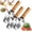Silver#3pcs, variant on 2026 Triangle Watermelon Slicer Cutter, Fruit Cutting Tool with Wood Handle, Stainless Steel Watermelons Slicers for Cantaloupe, Watermelon Slicer Cutter Tool for Home Kitchen