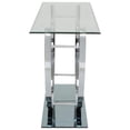 thumbnail image 4 of Coaster Company Glass Top Console Table in Chrome, 4 of 4
