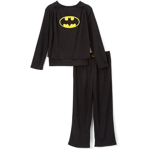 Batman Boys Long Sleeve Pajamas with Cape Toddler Little Kid Big