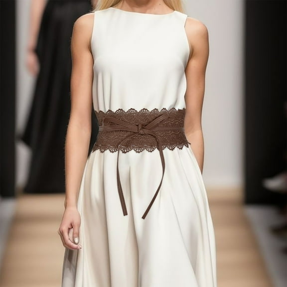 TYGHBN Womens Fashion Lace Dress Belt Hollow Out Belt Decorated Skinny Waist Belt Belt Men without Buckle Men's Belt Fate Belt 2' Belt Belt Gear Mens Belts Casual Mens Dress Belt Leather Pack Belt