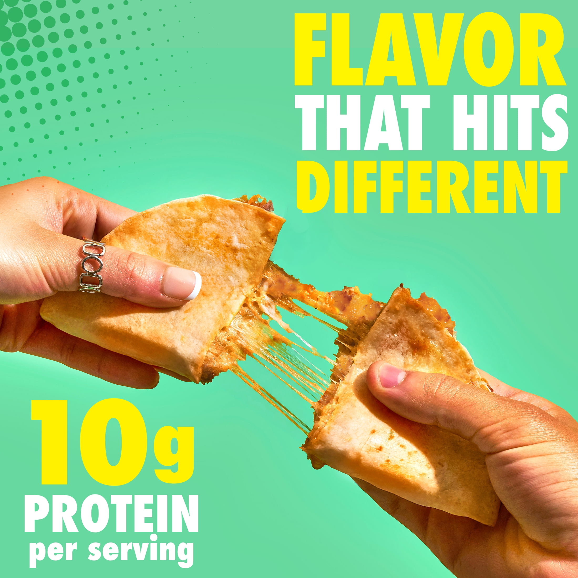 Mad Genius Buffalo Chicken Quesadillas, 14oz (Frozen), 10g of Protein per Serving