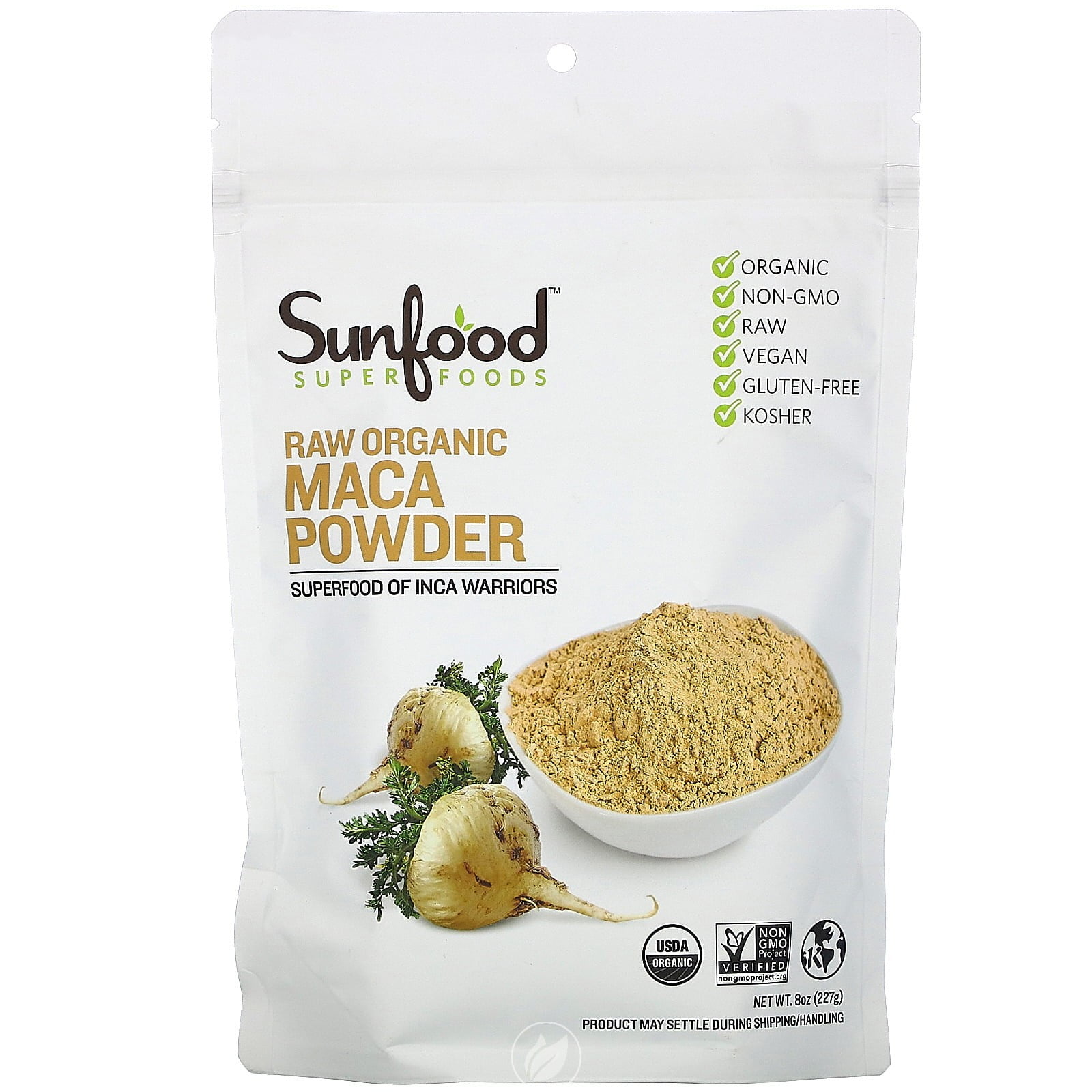 Sunfood Maca Powder,Og1 8 Oz