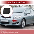 thumbnail image 3 of Tapa del gancho de remolque delantero izquierdo para Toyota Auris 2016-2018, tapa del gancho de remolque, gancho No.5212802919/5212802420, plástico negro mate, 1 Pcs, 3 of 6