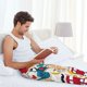 thumbnail image 5 of Balery London Symbols Pantalones de pijama para hombre, pijama ultraligero, pantalón de descanso-3X-Large, 5 of 6