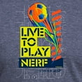 thumbnail image 3 of CafePress - Live To Play Nerf Soccer T Shirt - Mens Tri-blend T-Shirt, 3 of 4