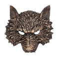 thumbnail image 2 of yingyy Mask Halloween Wolf Cosplay Masquerade Animal Masks For Activities 3D Three-dimensional Effect Gold, 2 of 6