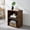 Rustic Brown, variant on Demi Bonn 2-Cube Bookcase - 5-Position Adjustable Shelf, Easy Maintenance, Protective Foot Pads, Natural