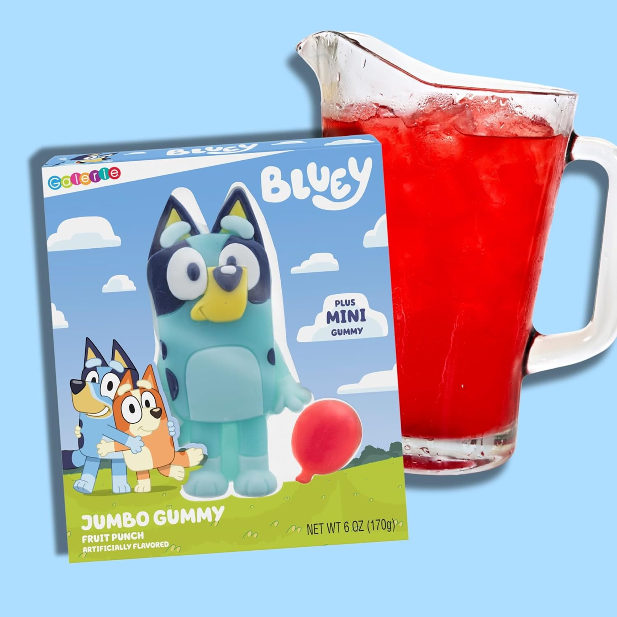 ぶるーごーと カムイピリカ12kg＋スーパーカムイ500g＋200g Bluey Jumbo Gummy Bluey Shaped Fruity Snack 6 Ounces Birthday
