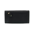 thumbnail image 5 of Julia Buxton Women's Bianca Wallet Vegan Leather, Black, 5 of 6