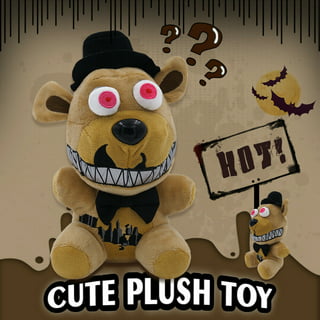 Freddy Plush FNAF Toy Five Nights Nightmare Fred Bear Gold Flush