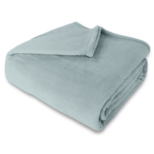 Linen Avenue Element Twin Seafoam Green Extra Plush Blanket Walmart
