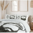 thumbnail image 6 of Ambesonne Ocean Duvet Cover Set, Hat and Beard Seaman, 2-Calking, Brown White, 6 of 7