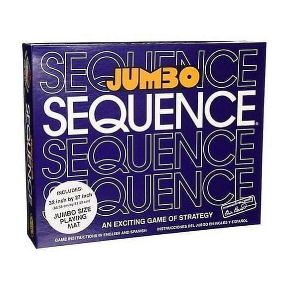 Jumbo Sequence Family Board Game Fast Postage 32 X 27 Inch-