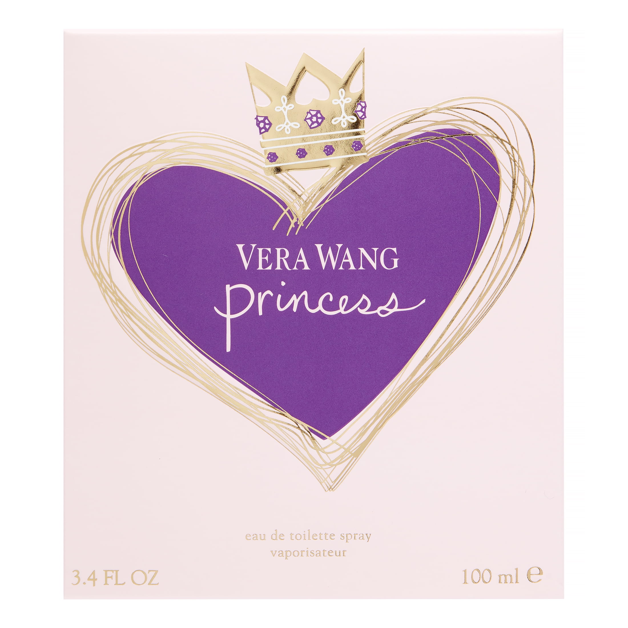 Vera Wang Princess Eau de Toilette, Perfume for Women, 3.4 Oz